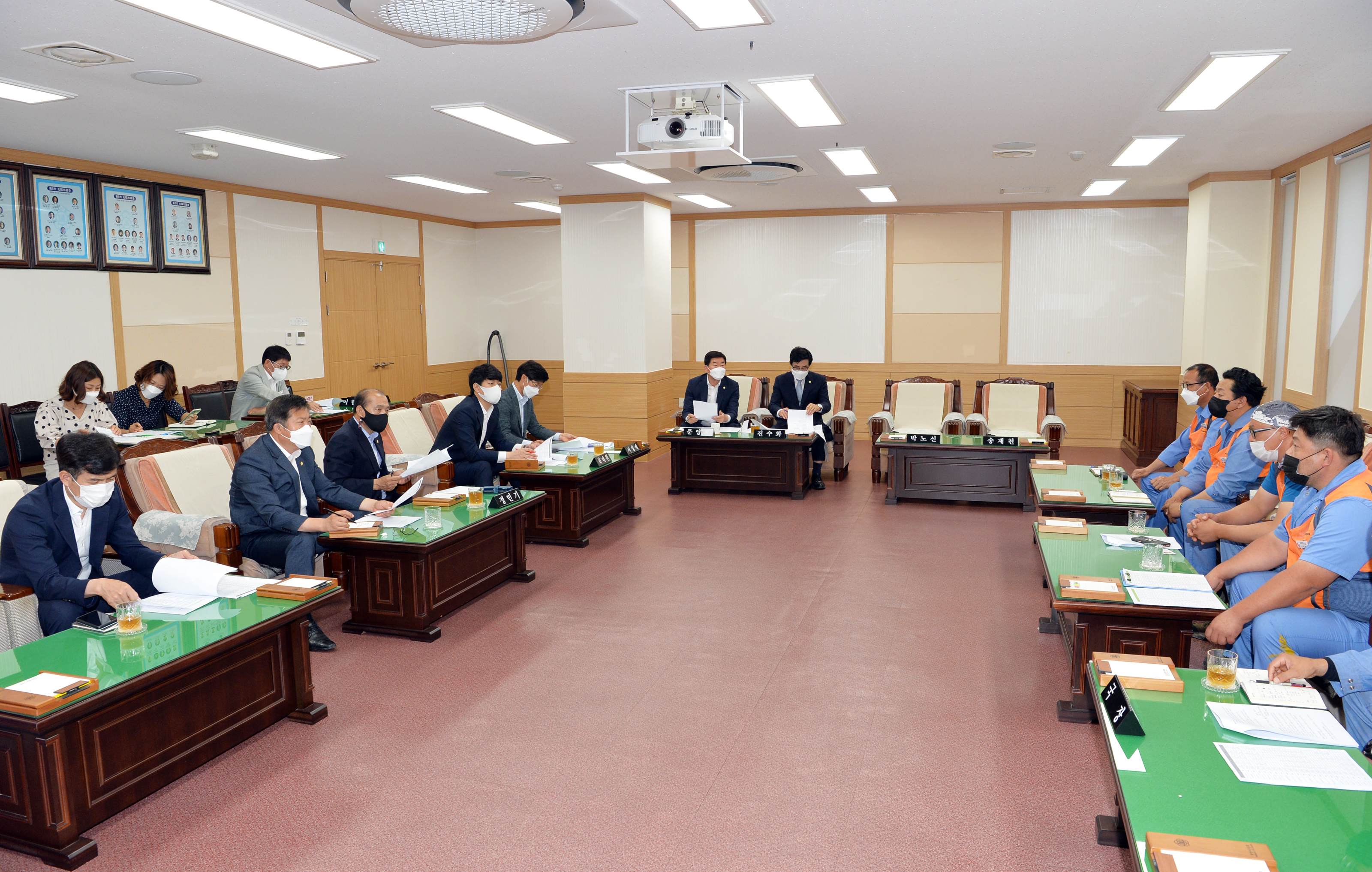 광양시의회, 광양환경공사 노동조합과 간담회 개최