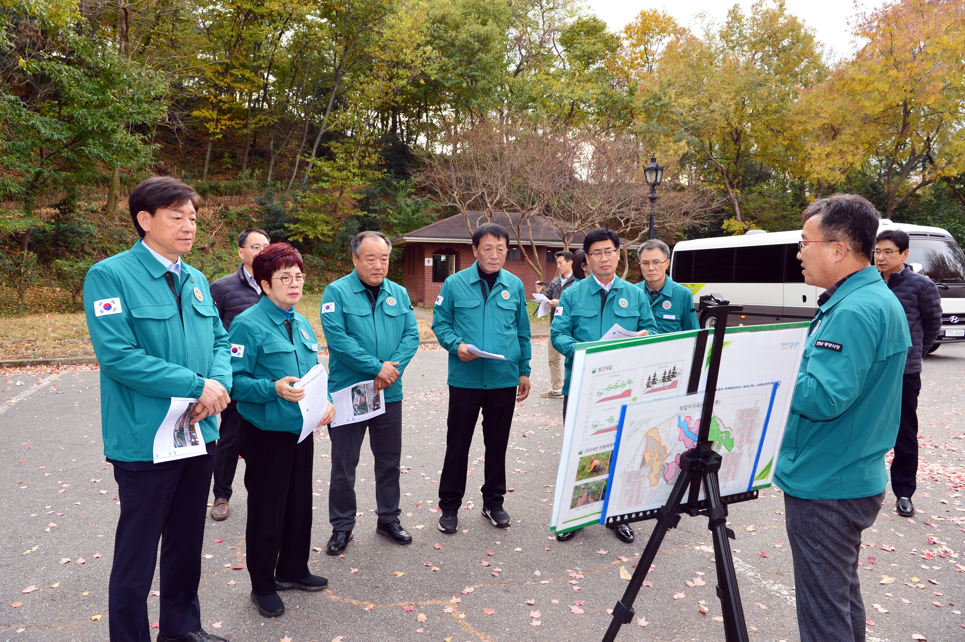 광양시의회 산건위, 관내 사업장 현장 점검 실시