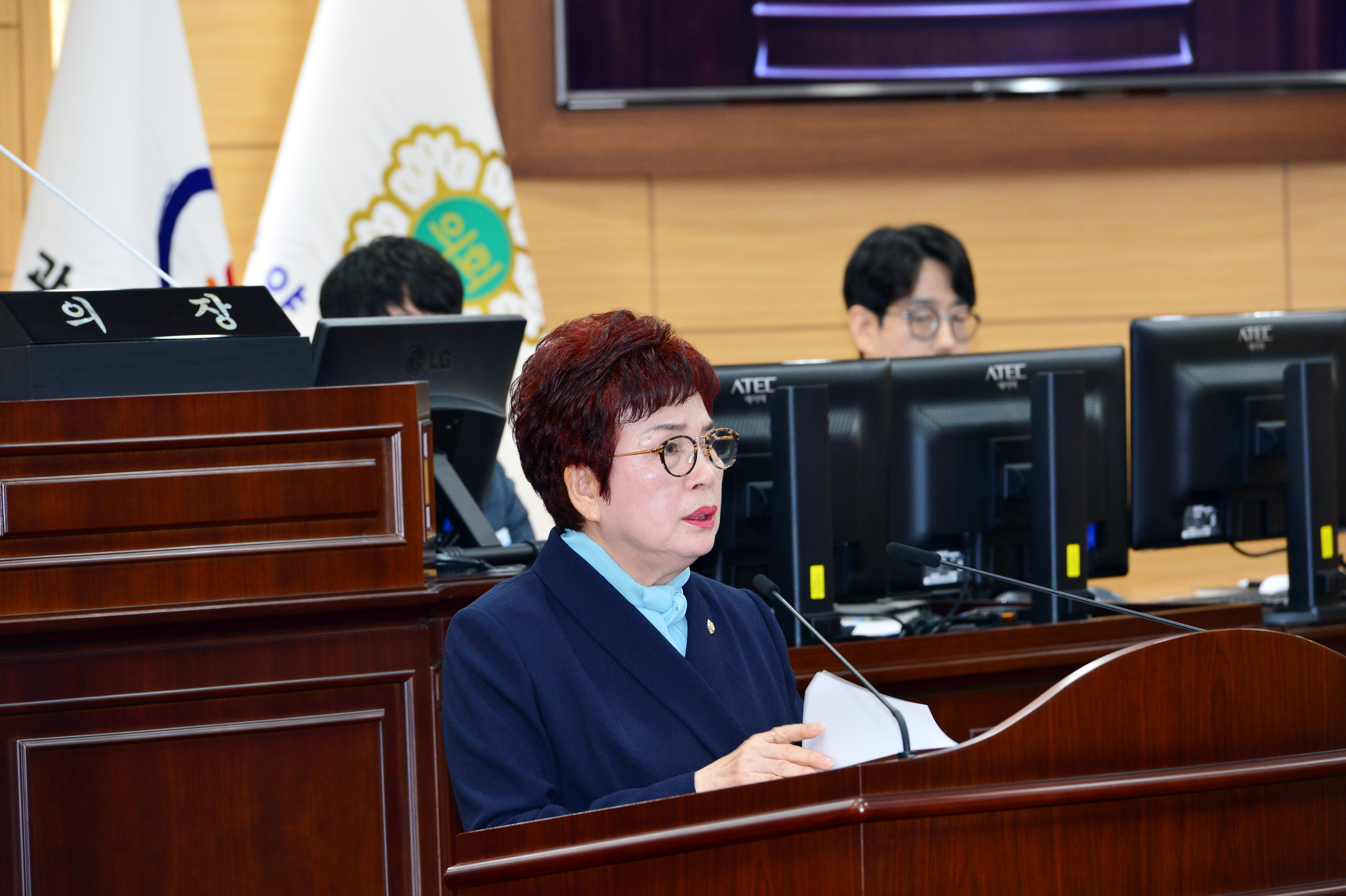 광양시의회 김정임 의원,“중마동사무소 업무 환경 개선 촉구