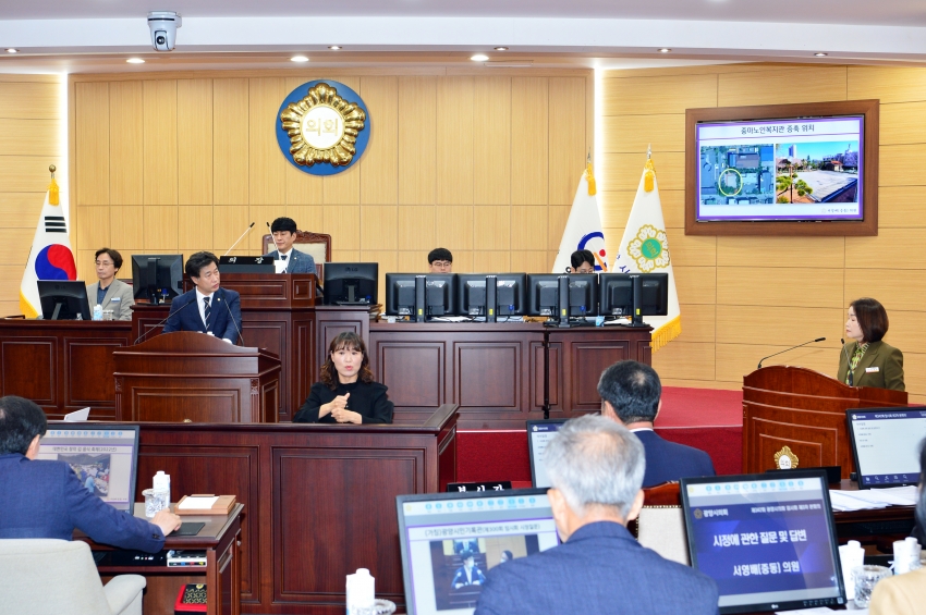 제342회 광양시의회 임시회 제3차 본회의  [시정질문]_0