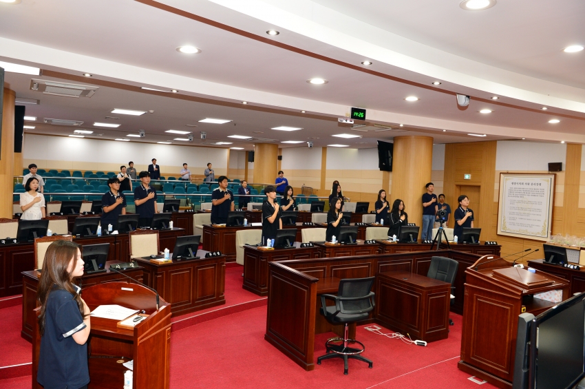 2025년 광양학생자치연합회 의회 체험활동_1